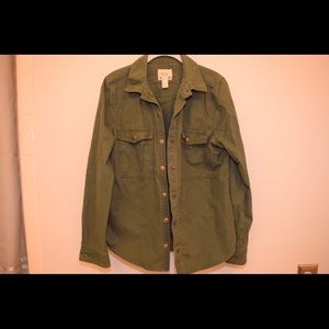 Green army jacket